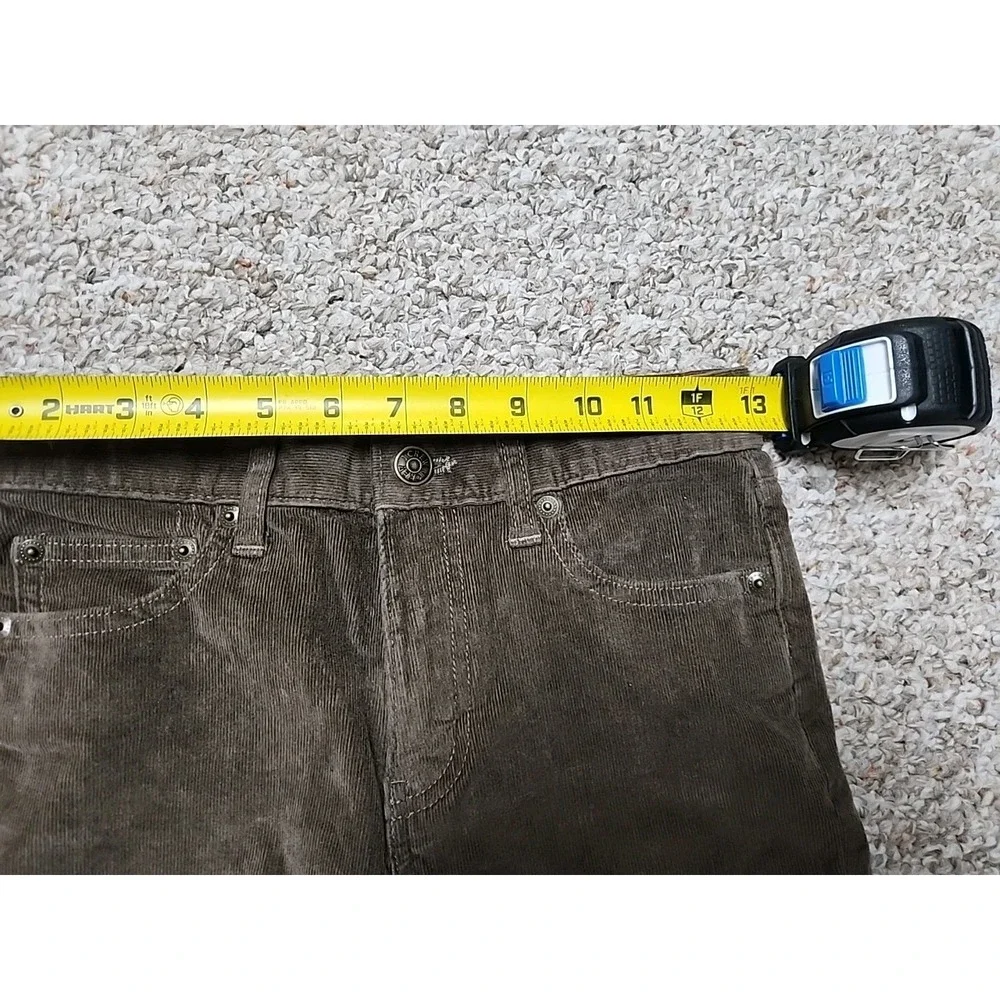 J.Crew Crewcuts Stretch Corduroy Pants Cords Size 10 Brown Zip Fly‎ Adjustable